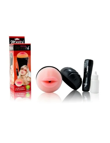 BAILE - MASTURBADOR BOCA COM VIBRADOR 7 RITMOS