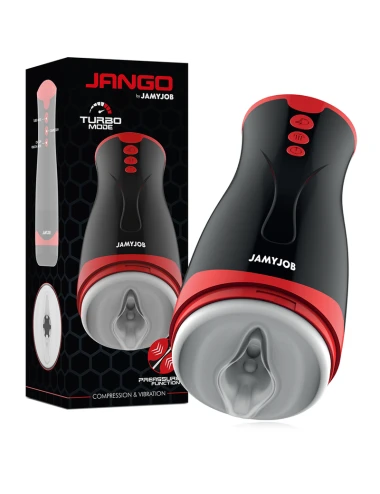 JAMYJOB - MASTURBADOR DE COMPRESSO E VIBRAO JANGO