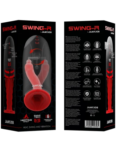 JAMYJOB - EFEITO DE AQUECIMENTO SWING-R, TECNOLOGIA DE SWING E MASTURBADOR DE VIBRAO