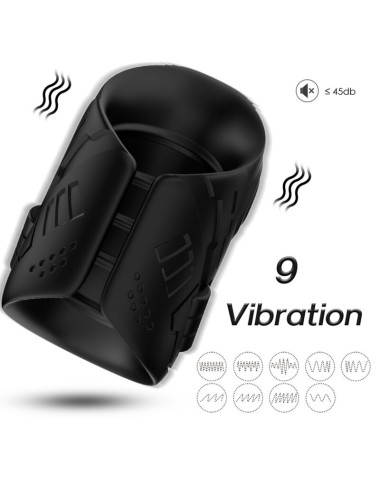 ARMONY - MASTURBADOR E VIBRADOR PRETO