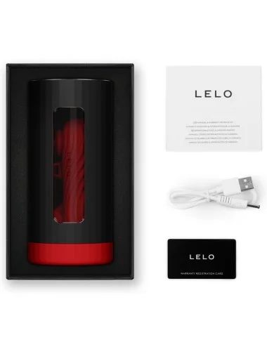 LELO - F1S V3 MASTURBADOR MASCULINO VERMELHO XL