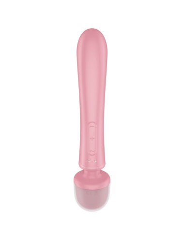 SATISFYER - TRIPLE LOVER RABBIT VIBRADOR MASSAGER ROSA