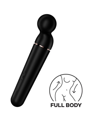 SATISFYER - MASSAGER VIBRADOR PLANET WAND-ER PRETO