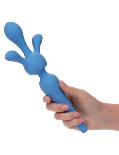 CALEXOTICS - COUTURE KIT VIBRADOR WAND 10 VIBRAÇÕES AZUL