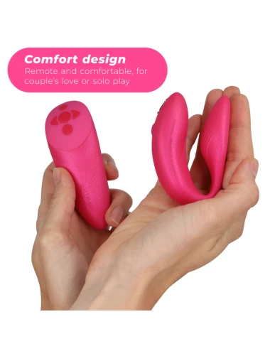 WE-VIBE - VIBRADOR WE VIBE CHORUS PARA CASAIS COM SQUEEZE CONTROL ROSA