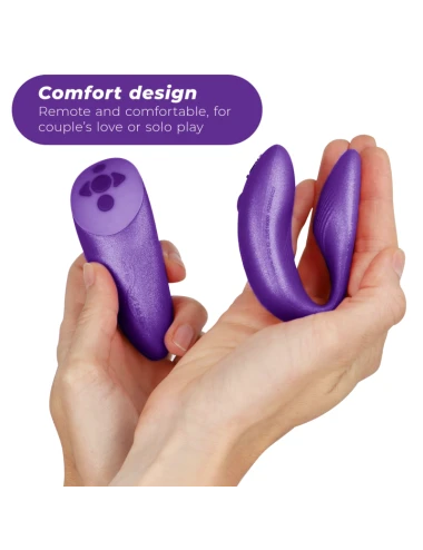 WE-VIBE - VIBRADOR CHORUS PARA CASAIS COM LILAC SQUEEZE CONTROL