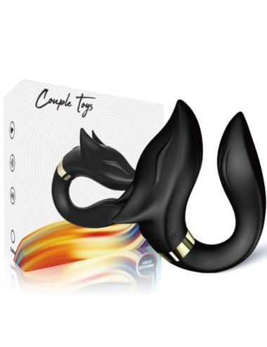 ARMONY - VIBRADOR FOX PARA CASAIS CONTROLE REMOTO PRETO
