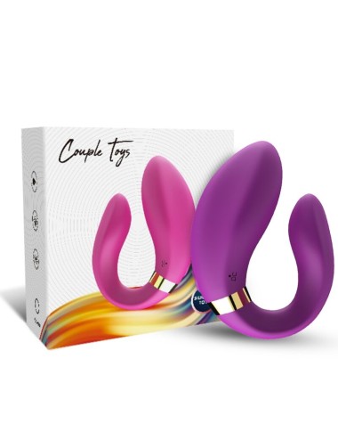 ARMONY - VIBRADOR CRESCENTE PARA CASAIS COM CONTROLE REMOTO ROXO