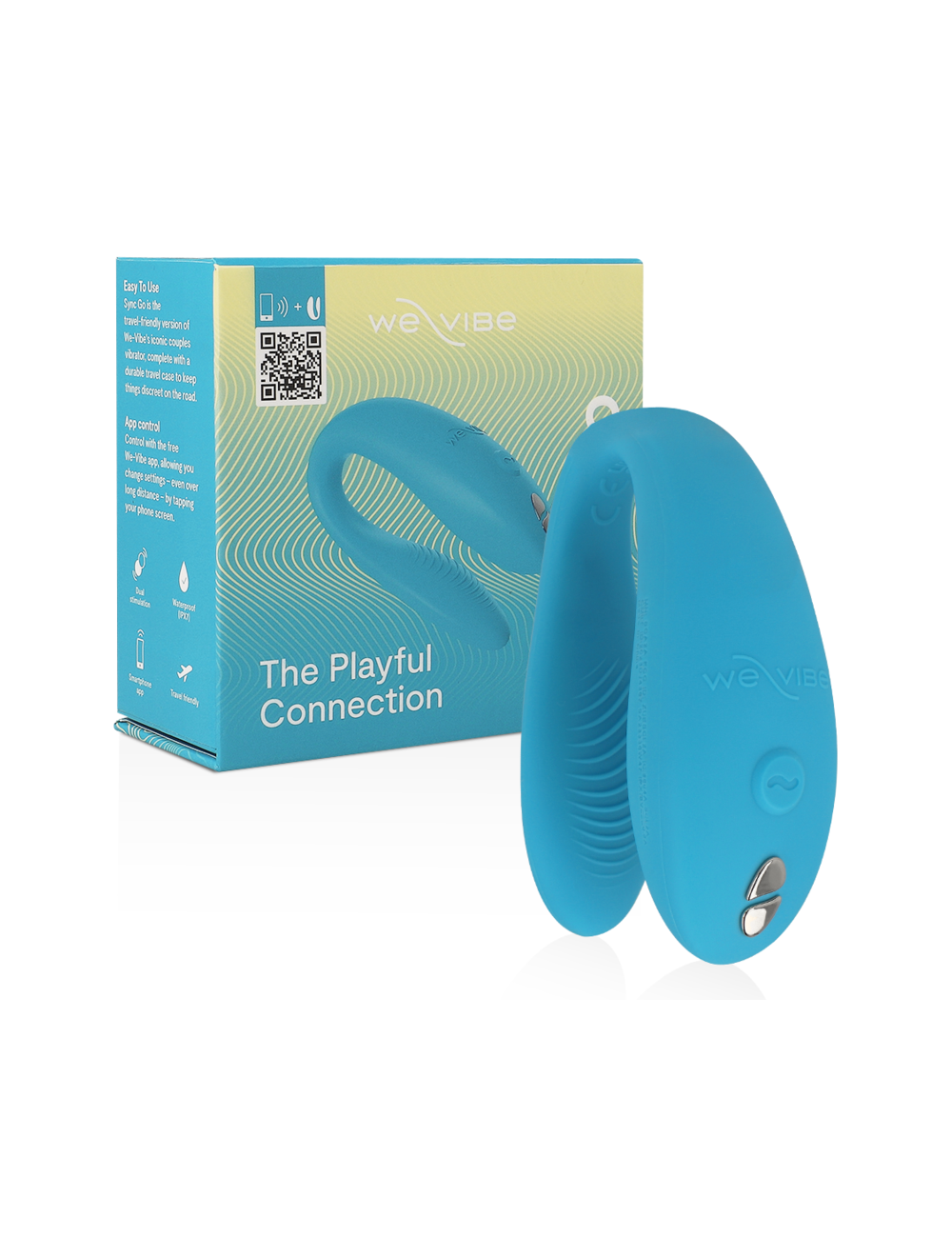 WE-VIBE - SYNC GO ESTIMULADOR DUPLO TURQUESA WE-VIBE - SYNC GO ESTIMULADOR DUPLO TURQUESA