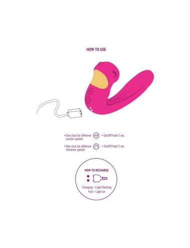 XOCOON - ESTIMULADOR CELESTIAL LOVE VIBE FÚCSIA