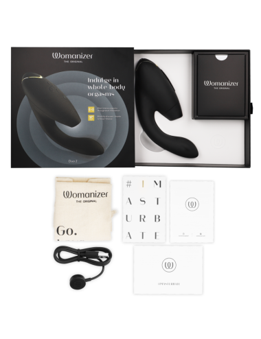 WOMANIZER - DUO 2 ESTIMULADOR PRETO