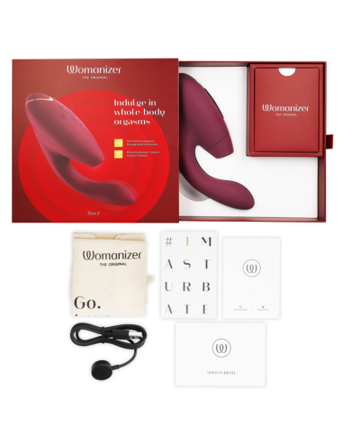 WOMANIZER - DUO 2 ESTIMULADOR BORDEAUX