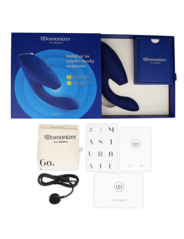 WOMANIZER - DUO 2 ESTIMULADOR AZUL