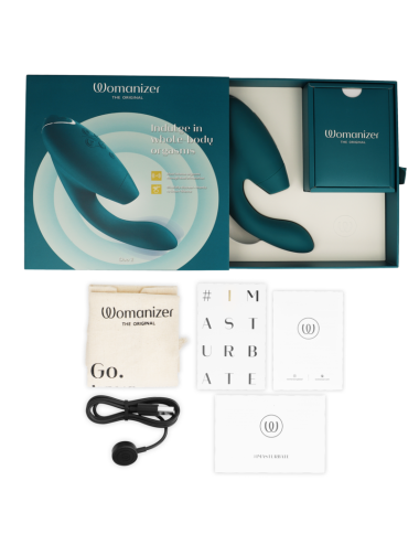 WOMANIZER - DUO 2 ESTIMULADOR BLUE PETROL