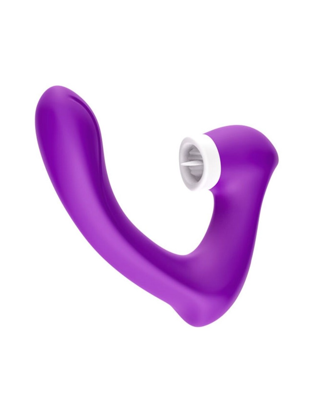 ARMONY - SECRETKISS LICKING CLITÓRIS VIBRATÓRIO E VIBRADOR CURVO ROXO
