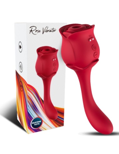 ARMONY - ROSELOVER LAMBENDO CLITÓRIS VIBRANTE E ESTIMULADOR VERMELHO