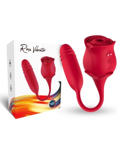 ARMONY - ROSEKNIGTH LAMINDO CLITOR VIBRANTE E VIBRADOR VERMELHO