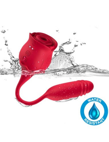 ARMONY - ROSEKNIGTH LAMINDO CLITOR VIBRANTE E VIBRADOR VERMELHO