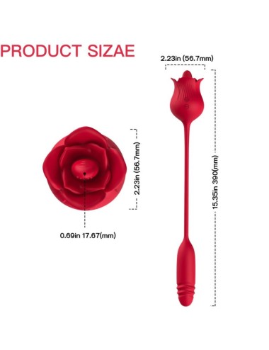 ARMONY - ROSELIP LICKING VIBRANDO CLITÓRIO E VIBRADOR VERMELHO