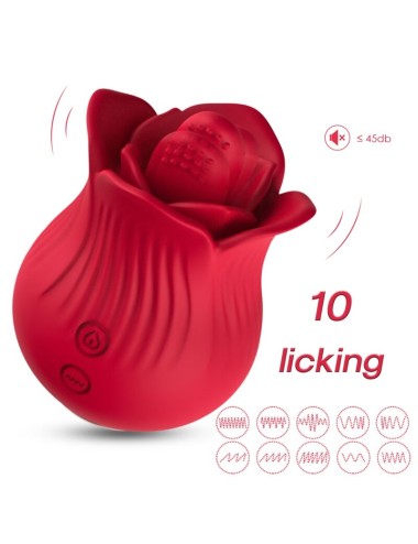 ARMONY - VIBRADOR E ESTIMULADOR ROSA VERMELHO