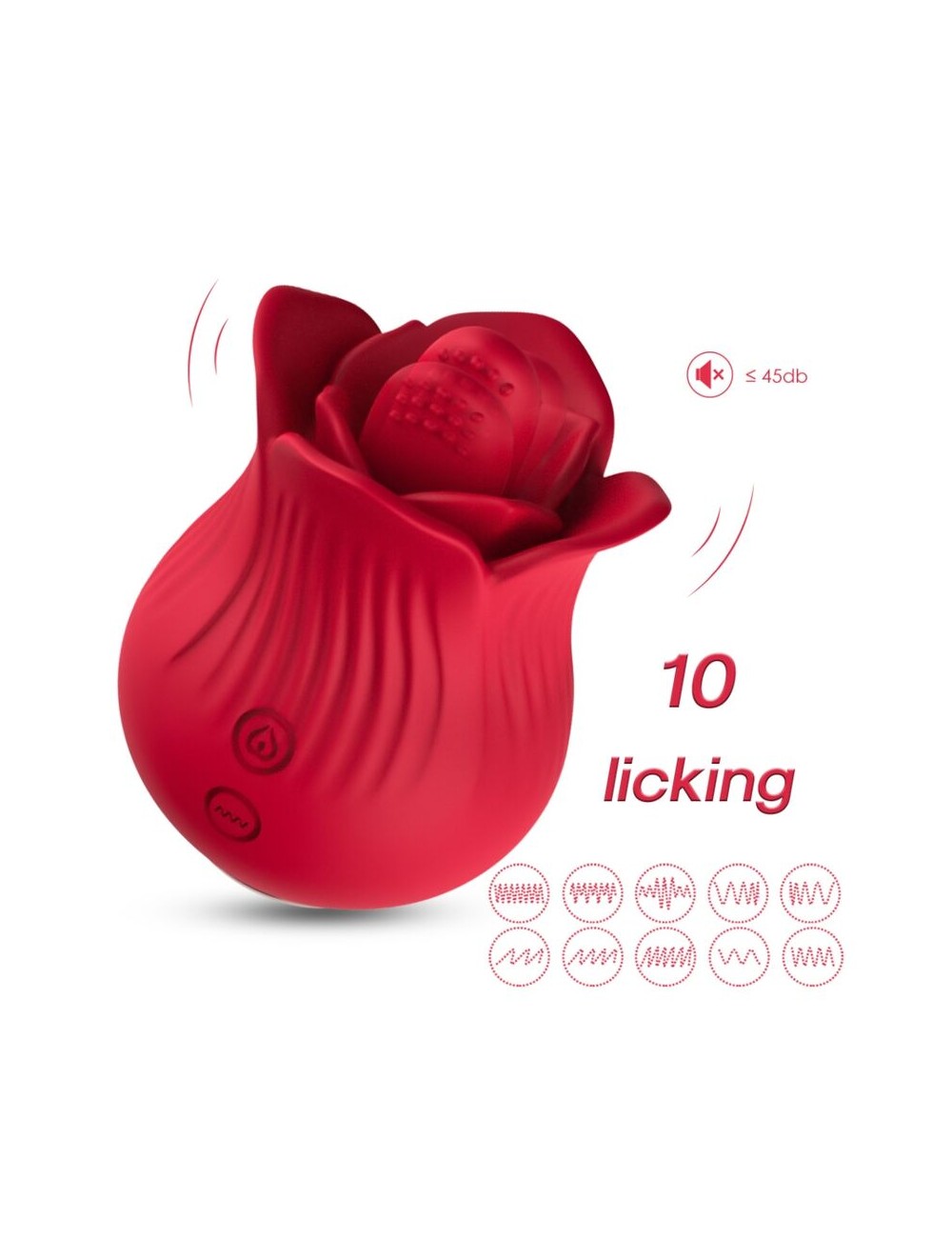 ARMONY - VIBRADOR E ESTIMULADOR ROSA VERMELHO