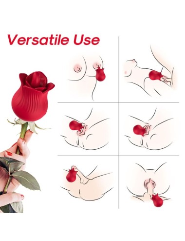 ARMONY - VIBRADOR E ESTIMULADOR ROSA VERMELHO