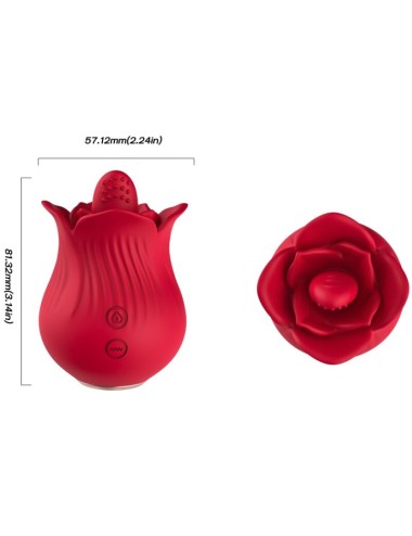 ARMONY - VIBRADOR E ESTIMULADOR ROSA VERMELHO