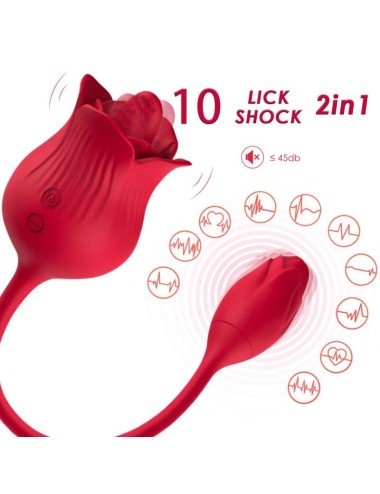 ARMONY - VIBRADOR ROSA CON COLA VERMELHO