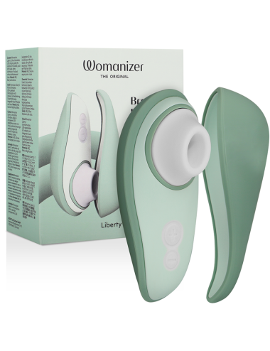WOMANIZER - LIBERTY 2 ESTIMULADOR DE CLITORIS & SUCKER VERDE CLARO