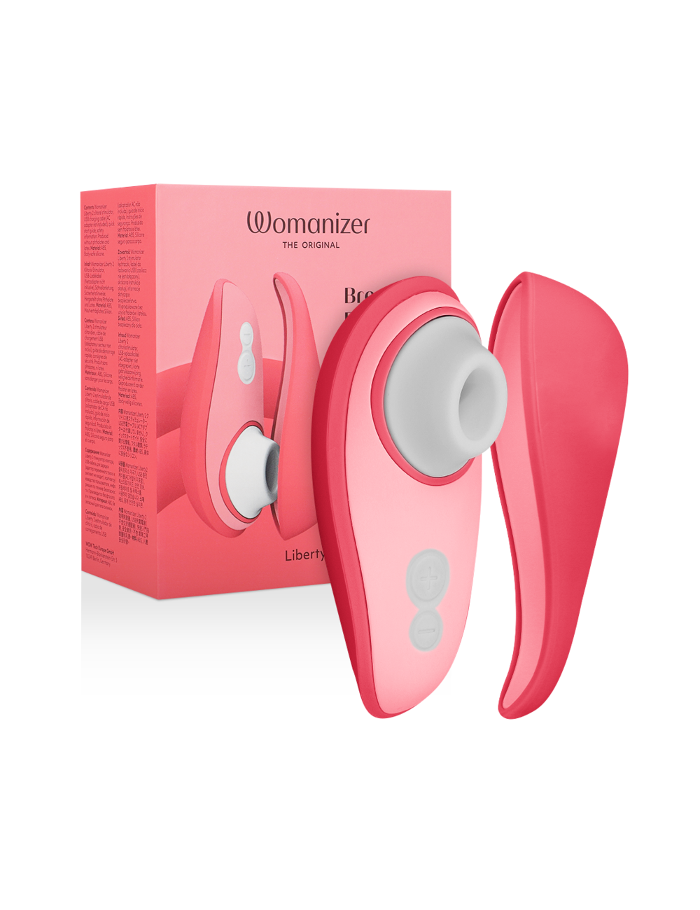 WOMANIZER - LIBERTY 2 ESTIMULADOR DE CLITORIS & SUCKER ROSA