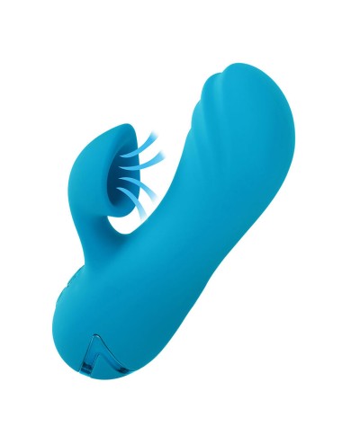 CALEXOTICS - SUNSET BEACH SEDUCER VIBRADOR E ESTIMULADOR 10 FUNÇÕES AZUL