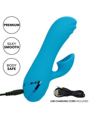 CALEXOTICS - SUNSET BEACH SEDUCER VIBRADOR E ESTIMULADOR 10 FUNÇÕES AZUL