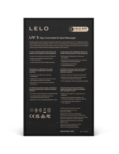 LELO - LIV™ 3 ESTIMULADOR G-SPOT AZUL