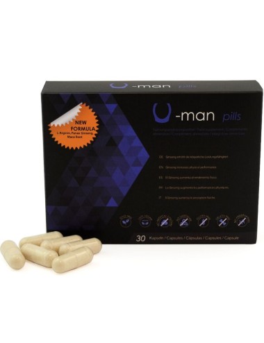 500 COSMETICS - U-MAN AUMENTA O TAMANHO DO PÊNIS E A POTÊNCIA SEXUAL - CÁPSULAS