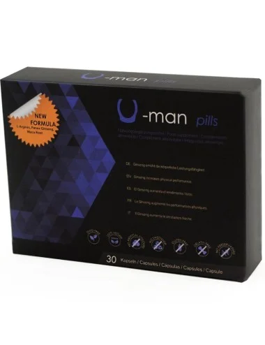 500 COSMETICS - U-MAN AUMENTA O TAMANHO DO PÊNIS E A POTÊNCIA SEXUAL - CÁPSULAS