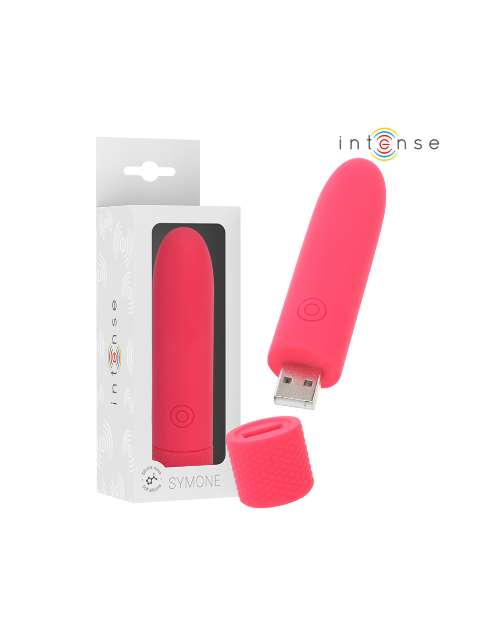 INTENSE - SYMONE USB RECARREGÁVEL VIBRATÓRIA BULLET 8 VIBRAÇÕES VERMELHO 10 X 2 INTENSE - SYMONE USB RECARREGÁVEL VIBRATÓRIA BULLET 8 VIBRAÇÕES VERMELHO 10 X 2