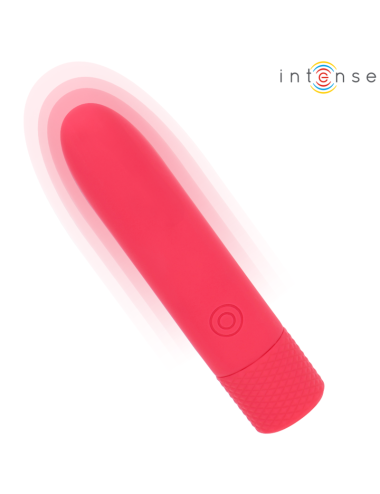 INTENSE - SYMONE USB RECARREGÁVEL VIBRATÓRIA BULLET 8 VIBRAÇÕES VERMELHO 10 X 2