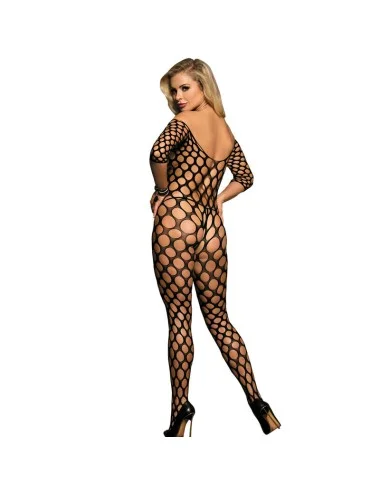 SUBBLIME - 951719 BODYSTOCKING OMBROS ABERTOS REDE ARRASTO PRETO TAMANHO ÚNICO