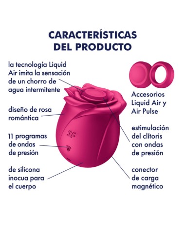 SATISFYER - AIR PULSE VIBRATEUR FLEUR CLASSIQUE PRO 2