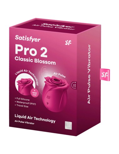 SATISFYER - AIR PULSE VIBRATEUR FLEUR CLASSIQUE PRO 2