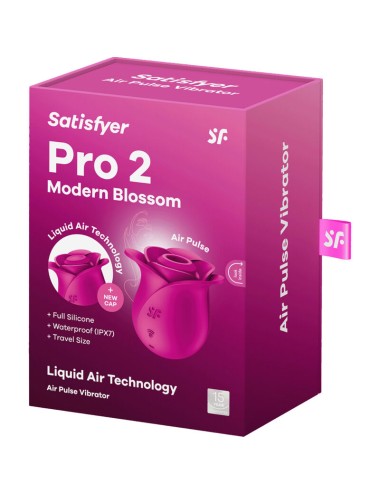 SATISFYER - AIR PULSE VIBRATEUR FLEUR MODERNE PRO 2