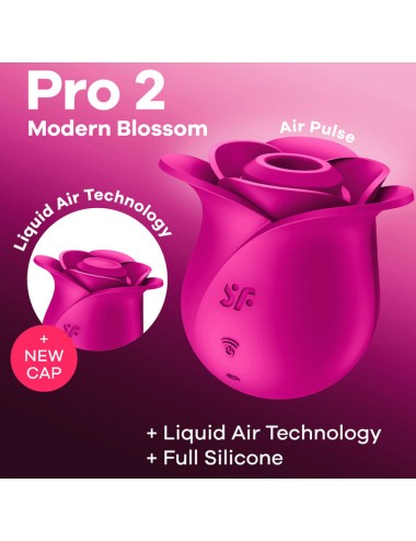 SATISFYER - AIR PULSE VIBRATEUR FLEUR MODERNE PRO 2