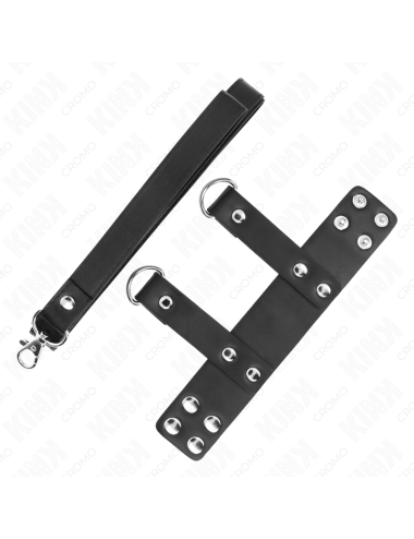 KINK - ANNEAU PÃNIS AVEC SANGLE EN CUIR RÃGLABLE