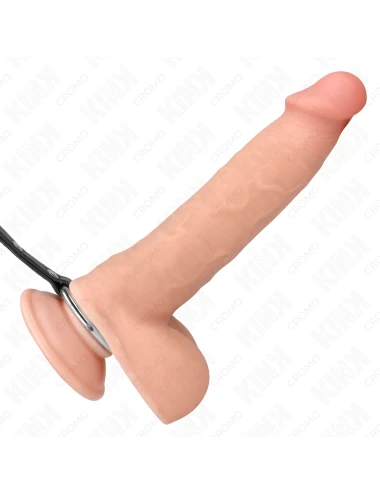 KINK - ANNEAU PÃNIS EN MÃTAL AVEC CHAÃNE ET PINCES Ã MAMELON RÃGLABLES