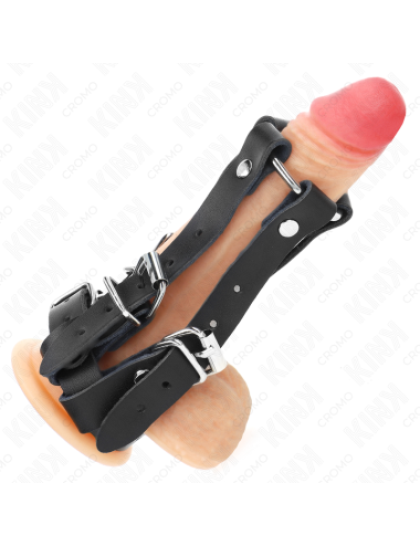 KINK - ANNEAU PÃNIS AVEC PLUSIEURS SANGLES RÃGLABLES