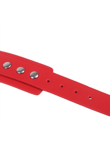SUBBLIME - 953706 ALGEMAS COM CINTO BONDAGE VERMELHO TAMANHO ÚNICO