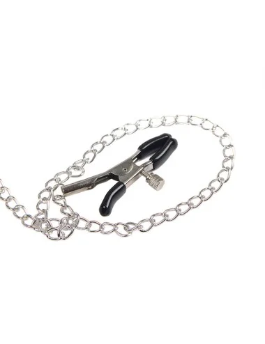 SUBBLIME - 953720 BONDAGE COURO TIRAS BREAST CLAMPS PRETO TAMANHO ÚNICO