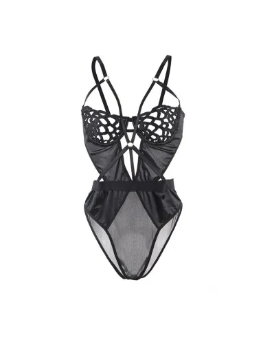 SUBBLIME - 954055 BODY SEXY DE RENDA PRETO S/M