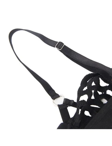 SUBBLIME - 954055 BODY SEXY DE RENDA PRETO S/M