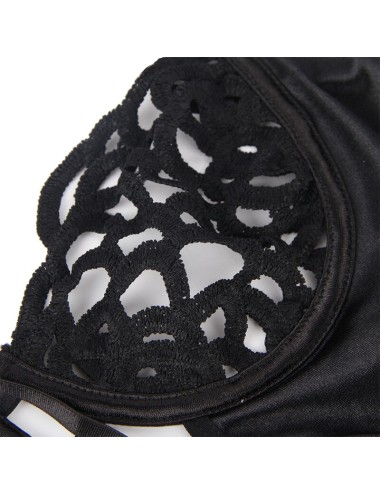 SUBBLIME - 954055 BODY SEXY DE RENDA PRETO S/M